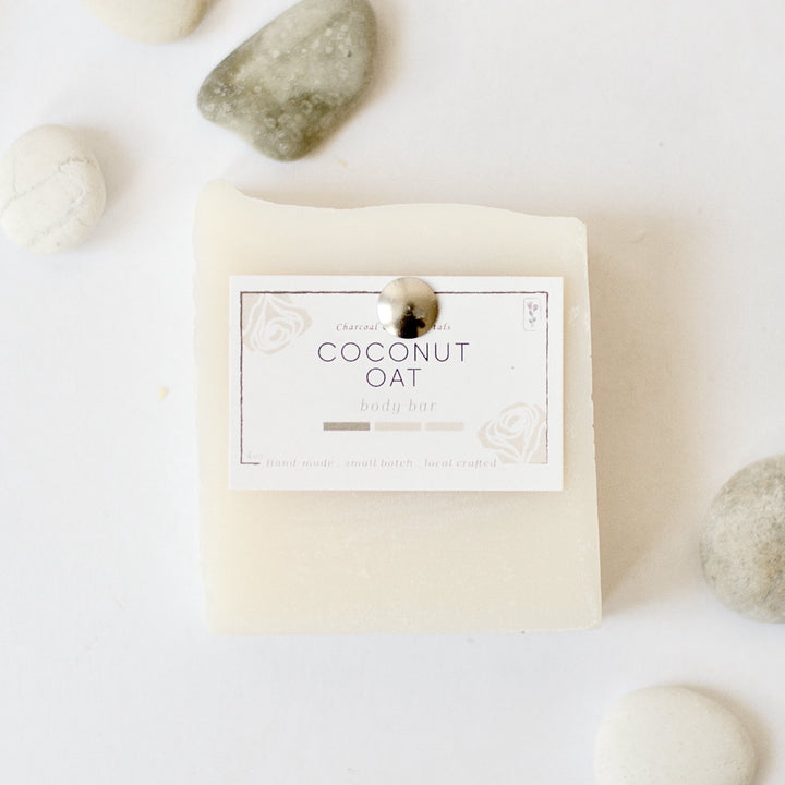 Coconut oat bar soap