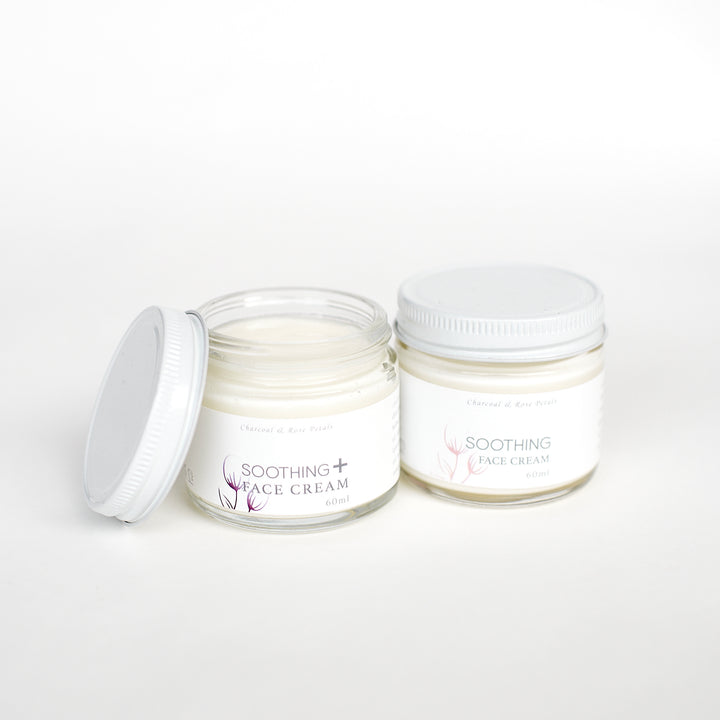 soothing+ and soothing face cream
