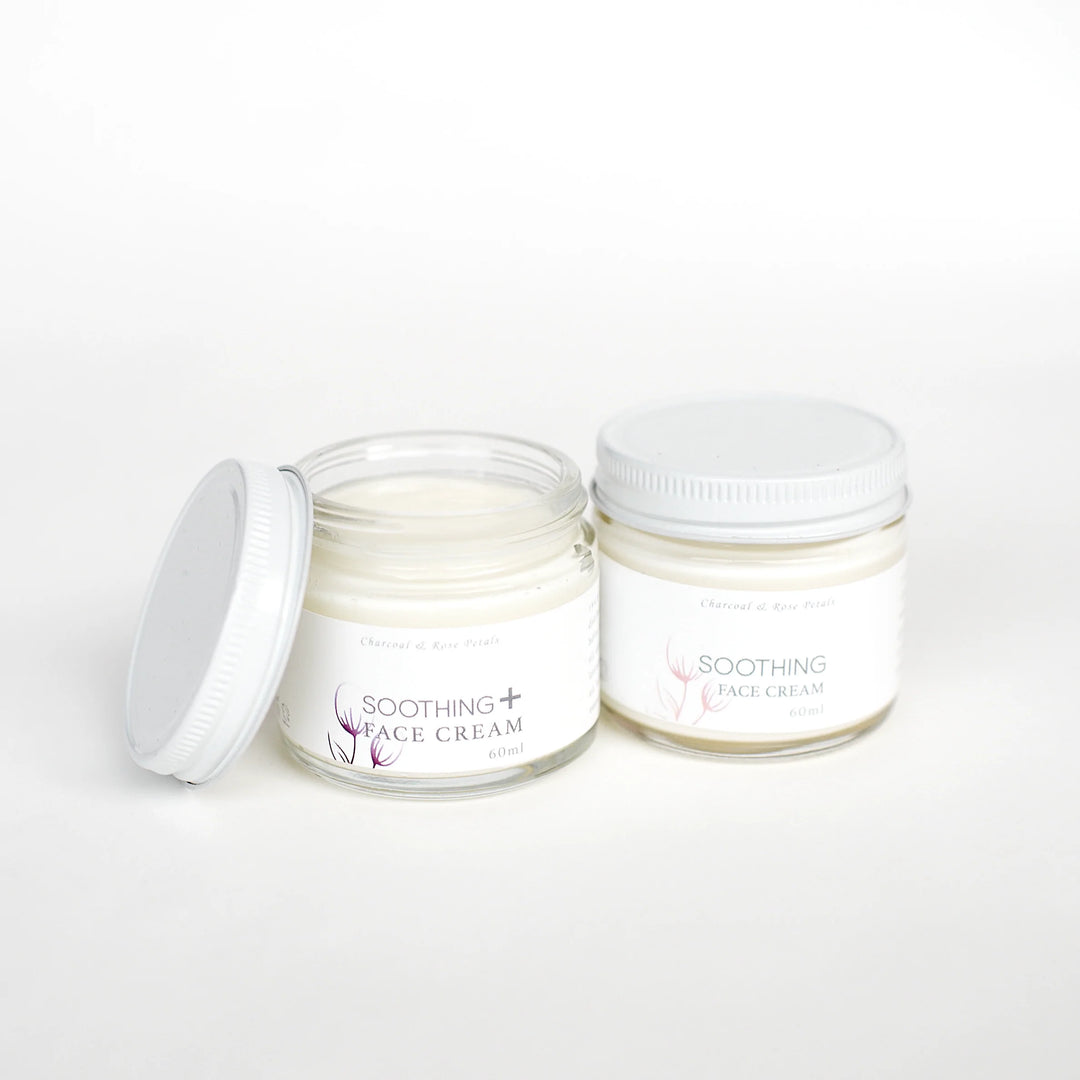 soothing+ and soothing face cream