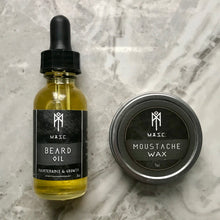 Load image into Gallery viewer, MASC. beard oil and moustache wax 1 oz each