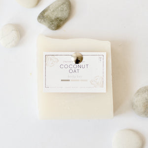 Coconut oat body bar soap